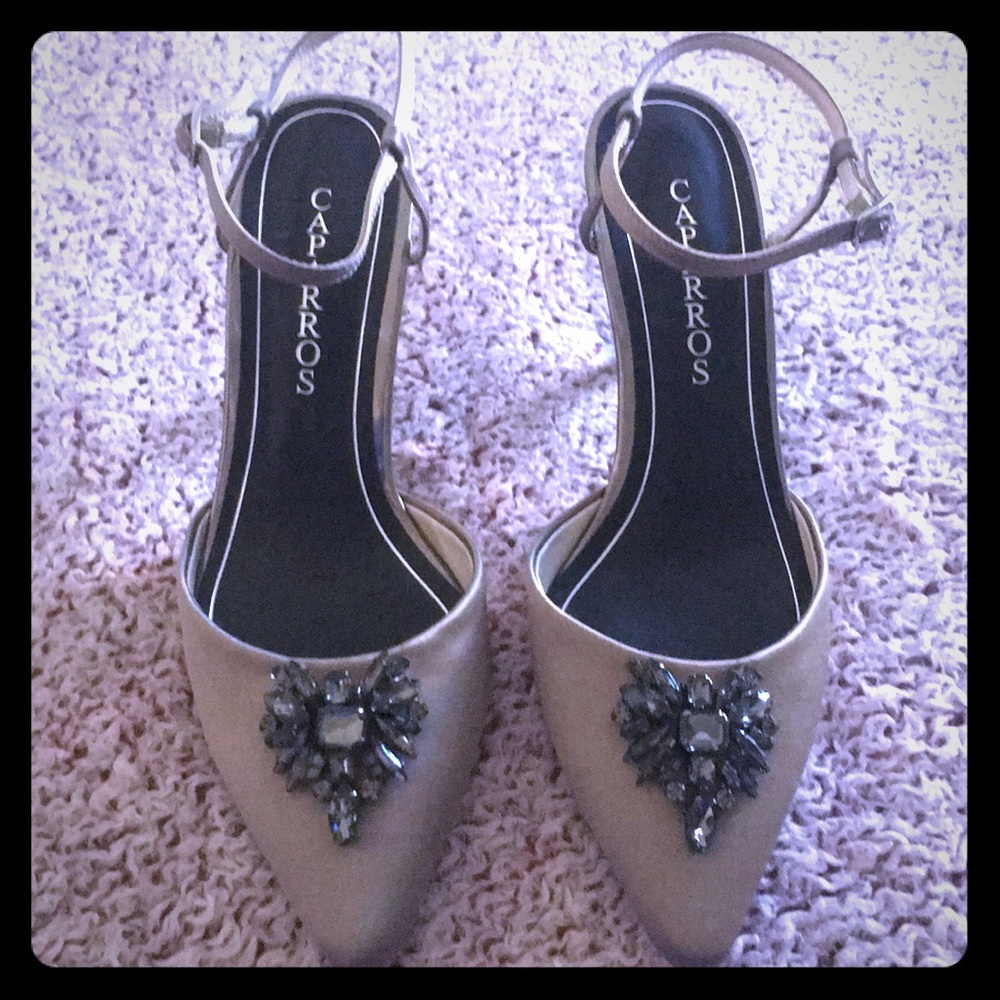 Caparros evening shoes size 8B